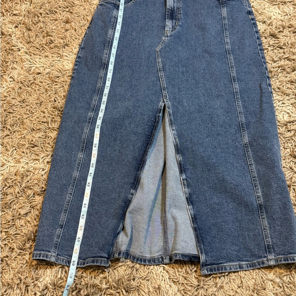 Rails Westwood Denim Midi Dress Blue Stone Wash size XL - Picture 12 of 15
